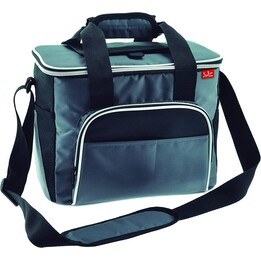 Bolsa térmica para comida para llevar de Jata Home, gris y negra