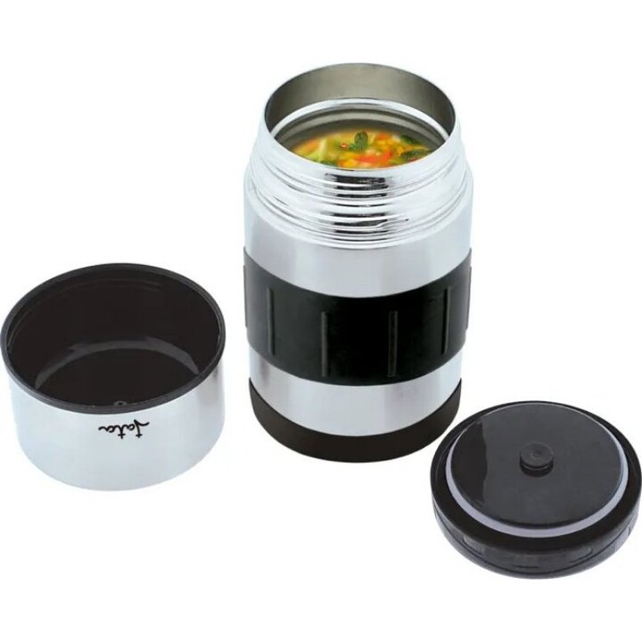 Jata 827 Garrafa térmica para alimentos sólidos, 0,75 L, em aço inoxidável