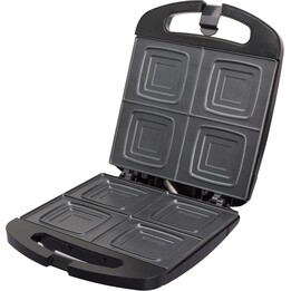 Jata SW546 Sandwichmaker mit Antihaft-Platten, für 4 XXL-Sandwiches, perfekte Versiegelung, schnelles und gleichmäßiges Toasten,