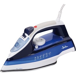 Plancha de vapor Jata PL618, suela de acero inoxidable, 2600 W, vapor vertical y ajustable, chorro de vapor de 200 g/min, termos