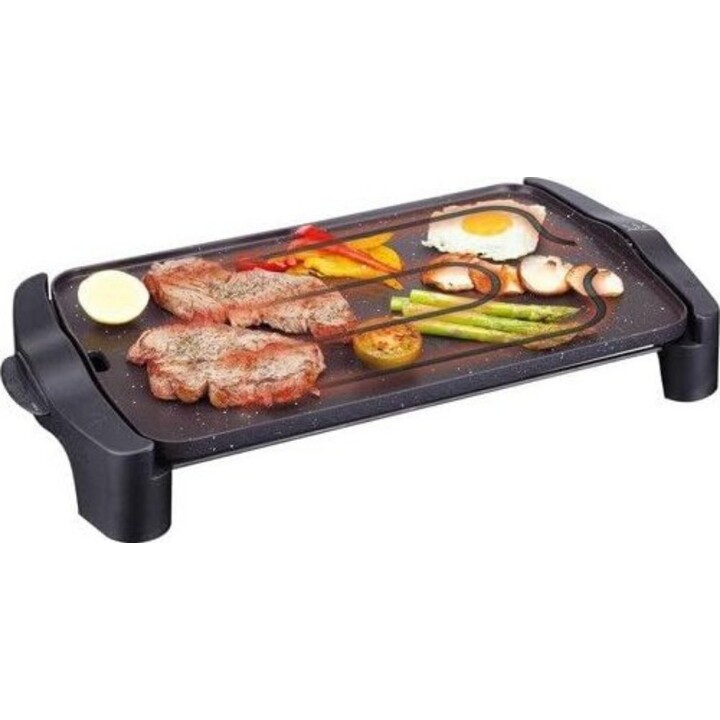 Jata GR557A Piastra da cottura 46 x 28 cm Rivestimento antiaderente Senza PFOA 2.500 W Prodotto in Spagna