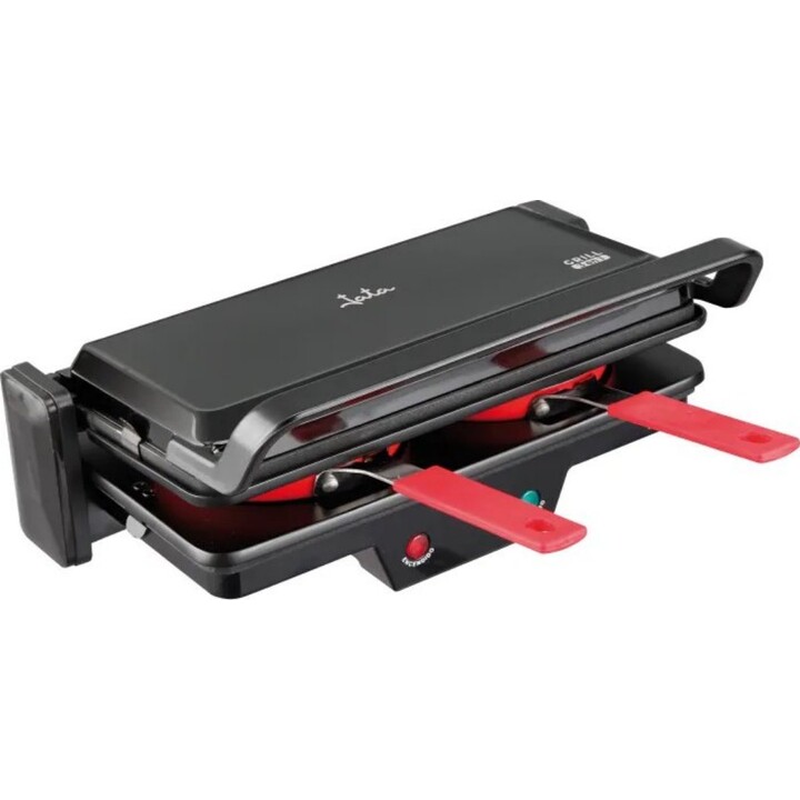Accessorio Jata AC266: due padelle e piastre per grigliare, 0 W, nero e rosso