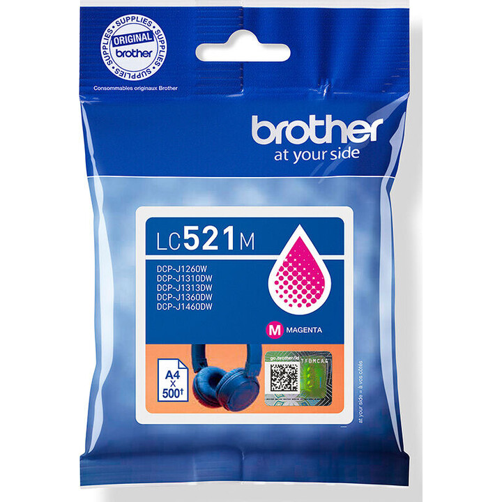 Brother lc521 Magenta-Patrone j1360dw j1310dw j1260w