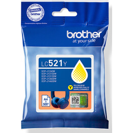 Cartuccia gialla Brother lc521 j1360dw j1310dw j1260w