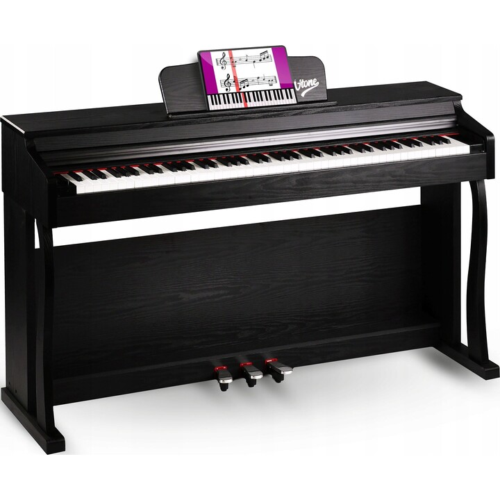 Pianoforte digitale didattico V-TONE BL-8808 BK USB MID