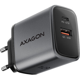 AXAGON MOBILE WAND-LADEGERÄT USB 67W/GAN 2PORT ACU-PQ67