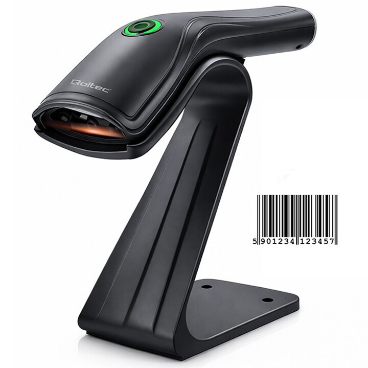 Stationary barcode reader code scanner 1D