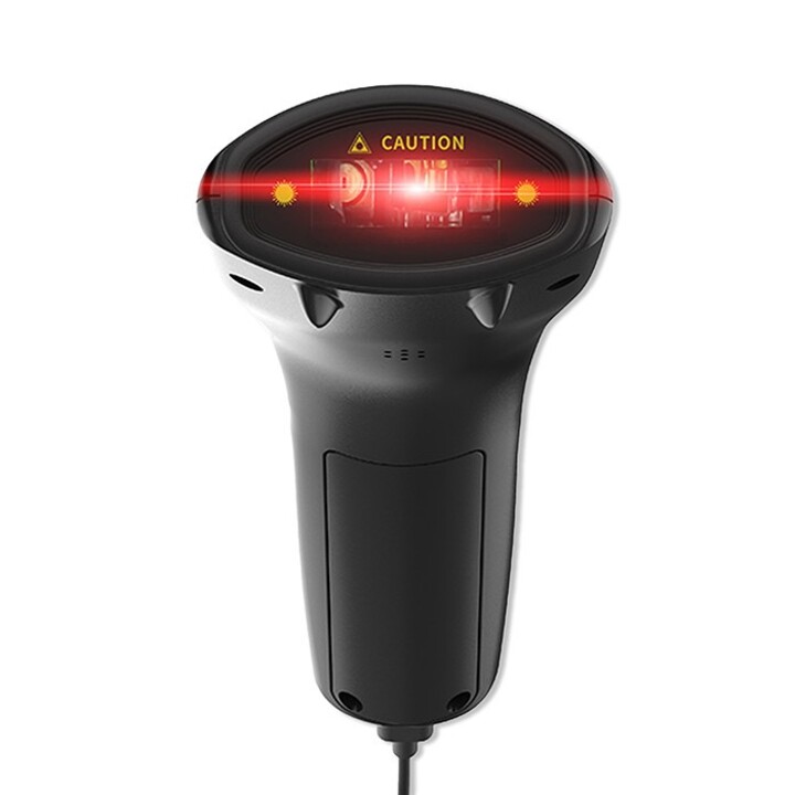 Stationary barcode reader code scanner 1D