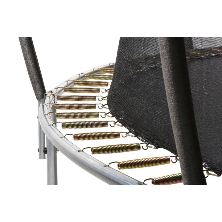 Salta Cosmos Trampolin mit Leiter und Sicherheitsnetz, 366 cm, schwarz