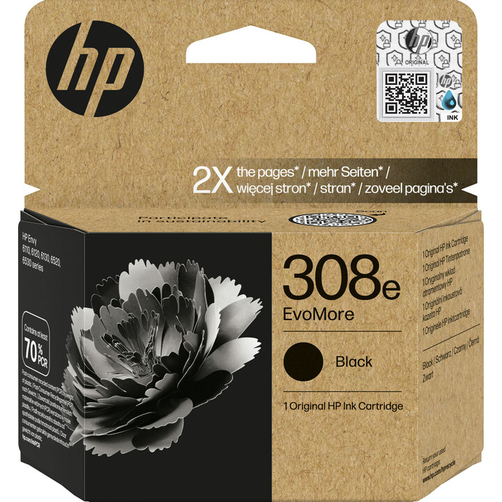 HP EVOMORE 308 BLACK INK