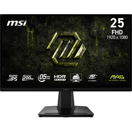 Monitor LCD | MSI | 24,5" | 1920 x 1080 pixel | Full HD | Formato nativo 16:9 | LCD | Piatto | MAG256FE20