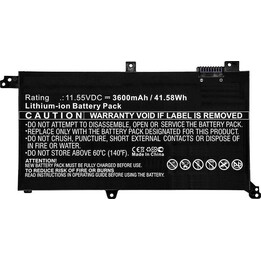 Coreparts Laptop-Akku 11,4 V 3600 mAh 41,02 Wh für Asus