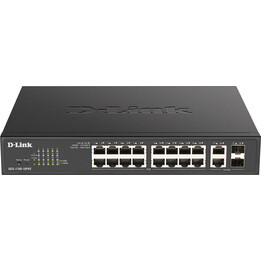 Commutateur EasySmart avec 16 ports PoE 10/100/1000Base-T et 2 ports combo 1000Base-T/SFP
