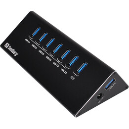 Concentrador USB 3.0 Sandberg 133-82 con 6+1 puertos