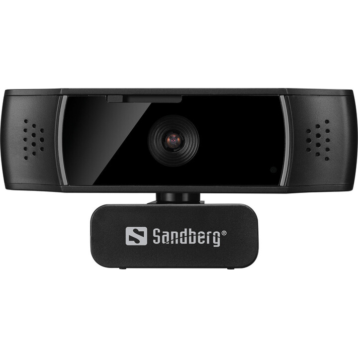 Webcam USB Sandberg 134-38 com foco automático e microfone duplo