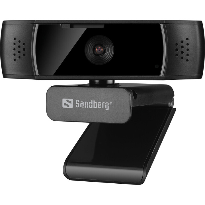 Webcam USB Sandberg 134-38 con autofocus e doppio microfono.
