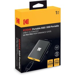 Kodak SSD 3.2Gen2 X210 S 1TB Portable EKSSD1TX210SK