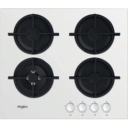 Whirlpool AKT625WH : cuisinière à gaz avec plaque vitrocéramique Hoob