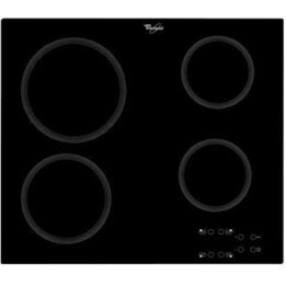 Plaques de cuisson Whirlpool AKT 801/NE encastrables en vitrocéramique noire - Plaque (encastrable, vitrocéramique, vitrocéramiq