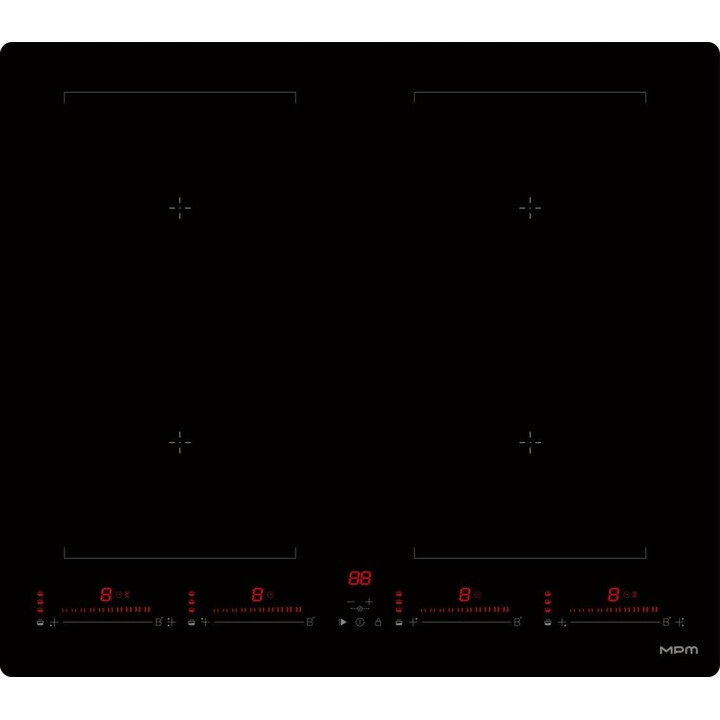 Plaque de cuisson électrique MPM à encastrer MPM-60-IM-17gz+ + grille SGT-2 offerte