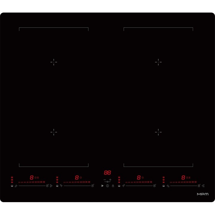 Plaque de cuisson électrique MPM à encastrer MPM-60-IM-17gz+ + grille SGT-2 offerte