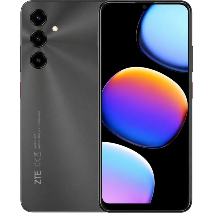 ZTE Blade V80 Max, 4 Go 128 Go, 6,9 IPS LCD HD+, 6000 mAh, noir stellaire