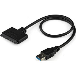 StarTech.com SATA to USB Cable, USB 5Gbps to 2.5in SATA I II III Hard Drive Adapter, External Converter for SSD or HDD Data Tran