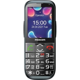 Maxcom MM724L Téléphone portable confort Noir
