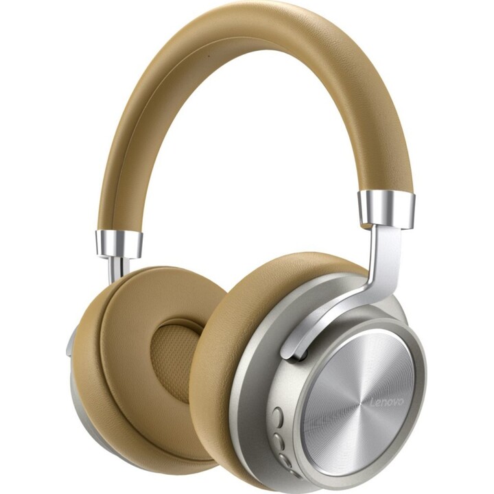 Fone de ouvido Bluetooth Lenovo HD800 dourado