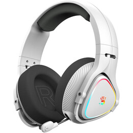 Auriculares inalámbricos para juegos A4Tech 47752 Bloody MR710 RGB, color gris.