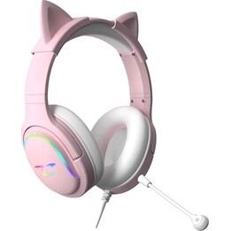Cuffie da gioco Subsonic Spectra LED, colore rosa tenue