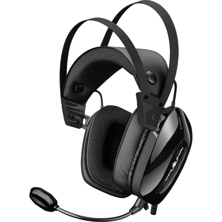 WHITE SHARK GH-2446 GOTTAN Cuffie gaming nere