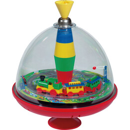 Lena 52120 pião musical multicolorido 19 cm