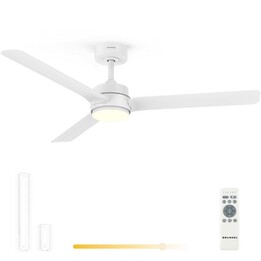 Ventilador de teto Grunkel SKYEASY52 / 30W / 3 pás 132cm / 6 velocidades