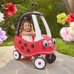 Little Tikes Cozy Coupe Ladybug ride-on car black, red and white