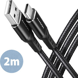 Cable AXAGON BUCM-AM20AB USB-C USB-A, 2 m