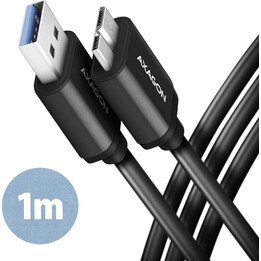 AXAGON BUMM3-AM10AB Kabel USB Micro-B USB-