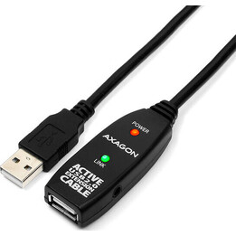 AXAGON ADR-205 USB 2.0 AM -- AF act. 5m cable