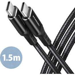 BUCM-CM15AB Kabel PD 60 W USB-C USB-C, 1,5 m