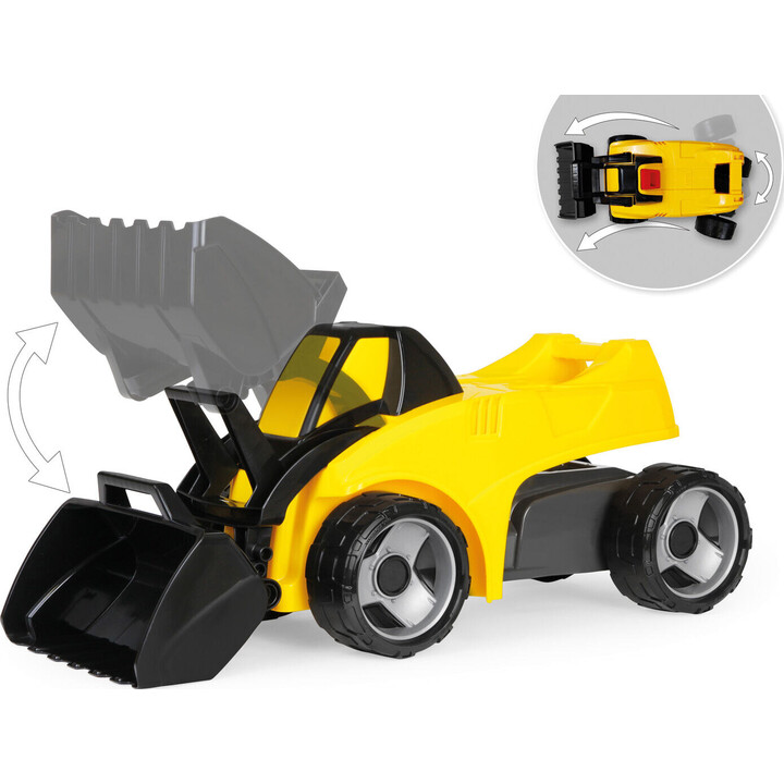 LENA GIGA TRUCKS carregadora preta e amarela