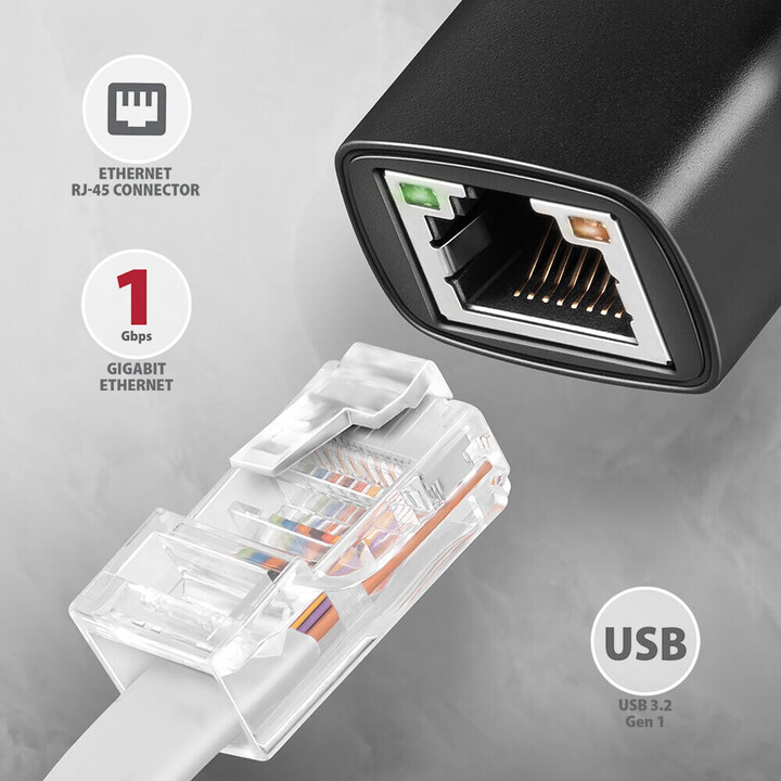 Adaptateur LAN USB-A 3.2 Gen 1 1 Gbit/s (ADE-AR)