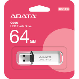 ADATA C906 unidade flash USB 64GB branca