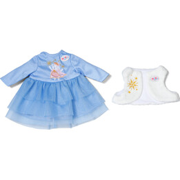 Vestito invernale per neonata, taglia 36 cm
