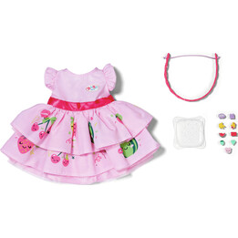 Vestido Baby Born con broches para jugar, 43 cm