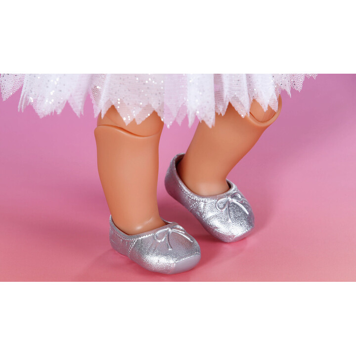 BABY born 837276 bambola 43 cm abito da ballerina bianco