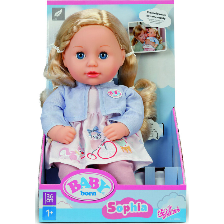 ZAPF Creation Sophia Rose boneca bebé 36 cm bege