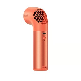 Ventilador portátil de alta velocidade Aecooly Aero Ultra, cor laranja.