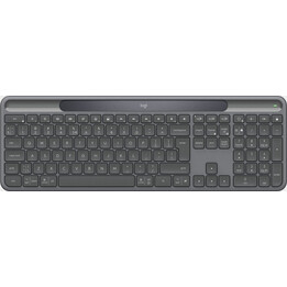 Teclado Slim Solar+ para negocios, grafito