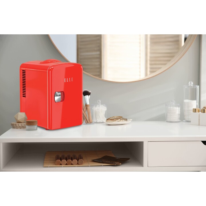 Mininevera ELLE Home ESDAF101RDEU de 4 litros, color rojo.
