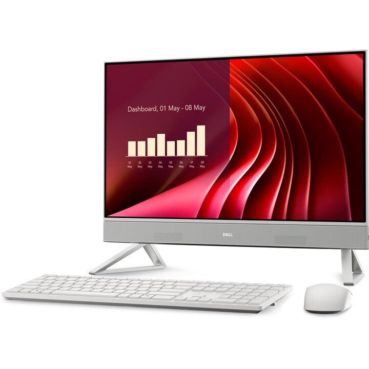 DELL EC24250 Intel® Core™ i5 i5-1334U 60,5 cm (23.8") 1920 x 1080 Pixel All-in-One-PC 16 GB DDR5-SDRAM 512 GB SSD Windows 11 Pro